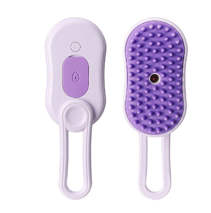 Cat & Dog Steam Brush – 3-in-1 Electric Grooming Comb with Spray, Massage & Hair Removal