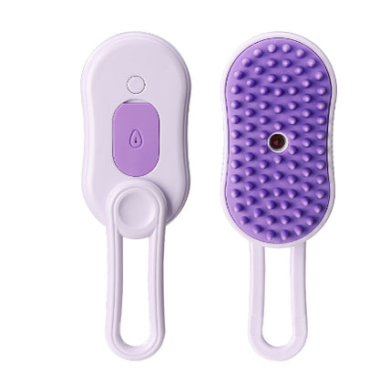 Cat & Dog Steam Brush – 3-in-1 Electric Grooming Comb with Spray, Massage & Hair Removal
